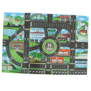 City Traffic Road Carpet Playmat Rug For Cars & Train Game Toys Baby Children
