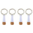 4pcs LED Wine Bottle Cork Light USB Copper Wire Light String (Cold White)