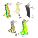 5Pcs 4cm Lifelike Insect Grasshopper Fishing Lures Baits Crankbaits with Treble