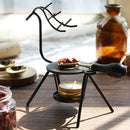 Sealing Wax Bead Warmer Melting Deer Shaped Stamp Wax Furnace Stove Pot A