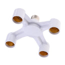 4PCS Light Bulb Adapter Lamp Base Converter Light Bulb Socket Adapter with Pure