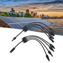 1 Set Solar Style Y Branch 1 to 4 Panel Cable Photovoltaic Connectors