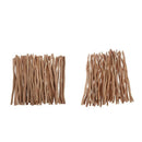 100x Wood Branch Rod Driftwood Wooden Shaped Ornaments Wood Woodworking