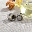 2Pcs Mini Memorial Keepsake Charms Pendant, Screw Cremation Urns Jar Container