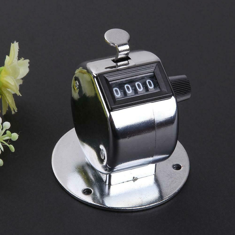 Digital Hand Tally Counter 4 Digit Number Manual Counting Golf Clicker