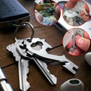 20 In 1 Multi-Tool EDC Gear Camping Pocket Carabiner Opener Keychain Surviv N9C3