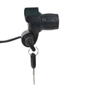 Electric Bike Half Throttle Twist Grip Lock Key Handle w/ Voltage Display