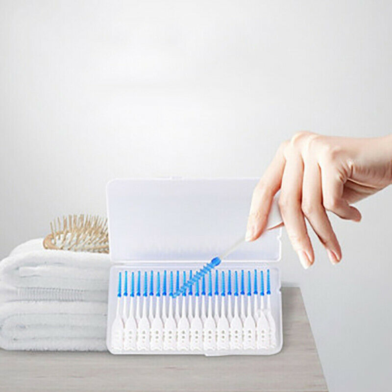 Interdental Dental Floss Dental Toothpick Tool 80p Soft Cleaning ghh JGI