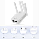 Wifi Repeater Wireless Router 300Mbps Range Extender Signal Booster w/ 4 Antenna