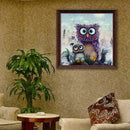 Animals DIY 5D Full Diamond Painting Embroidery Diamond Painting Owl U7C3 X P2E1
