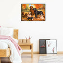 Full Drill Embroidery Dog Cross Stitch Diamond Painting Mosaic Sets (A225) A