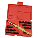 38pcs DIY Letter and Number Stamp Set for Plastics Leather Mark Tool Set