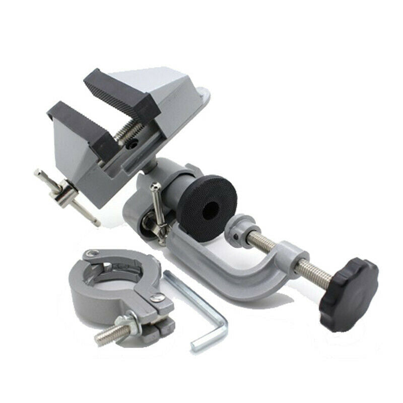 Mini Multifunction 2 In 1 Table Vise Bench Vice Aluminium Alloy 360 Degree  Z3O8