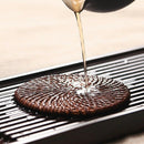 6Pcs/ Drink Coasters Set For Kungfu Tea Accessories Round Tableware Placema V6R4