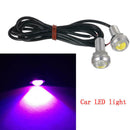 10PCS Car 18MM Eagle Eye 9W Ultra-Thin Rogue Screw Waterproof Reversing Light sf