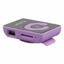 Mini Mirror Clip USB Digital Mp3 Music Player Support 8GB SD TF Card Purple
