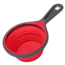 8 x Silicone Measuring Cups Set Spoon Kitchen Tool Collapsible Baking Cook