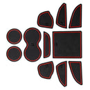 Car Interior Liners Non Slip Anti Dust Mat Set Door Console for Dodge Challenger