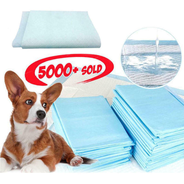 5pcs Puppy Pet Dog Cat Toilet Pee Training Pads Absorbent Diapers 60*60 HQO