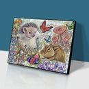 Hedgehog 5D DIY Full Round Diamond Painting Animal Mosaic Kit Gift (PSD008)