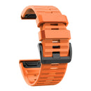 Silicone Band Strap for Garmin Fenix 6 5 Forerunner 935 Quatix 5 (Orange) A