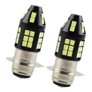 2x LED Lights H6M 6000K 100W LED Headlight Projector Motorcycle Hi/Lo Bulb
