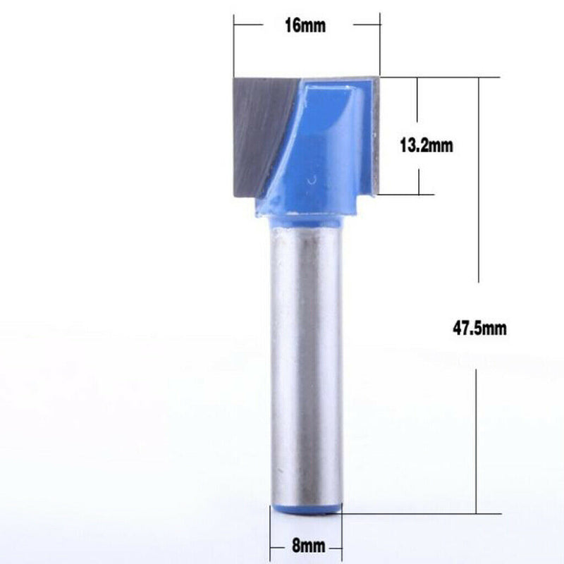 2pcs Professional CNC Router Bit Tungsten Carbide End Mill Cutter Bit - 8mm