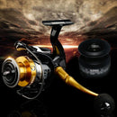 14+1 BB Double Spool Fishing Reel 5.5:1 Gear Ratio High Speed Spinning Fish Y5V4
