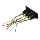 12V 4-Button Blue LED On/Off Rocker Switch Panel w/ 150mm Cable for Toyata
