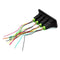 12V 4-Button Blue LED On/Off Rocker Switch Panel w/ 150mm Cable for Toyata
