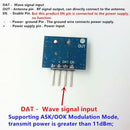 1 Set 433Mhz RF Superheterodyne Receiver Transmitter Module Kits With 2 Antenna