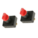 2Pcs Plastic 100A Power Master Disconnect Rotary Cut Off Switch Car Truck