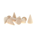 Necklace Finger Rings Jewelry Display Stand Holder Showing Rack Wooden Cones