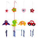 5pcs DIY Campanula Wind Chime Children Kindergarten Arts Crafts Toys Home Decor