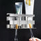 Toothbrush Stand Holder Organizer Toothpaste Cup Rack Hanger Sturdy Ba Well ZFM