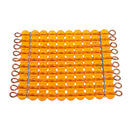 Montessori Mathematic Materials Hundred Beads Square Bar Kids Education Toys
