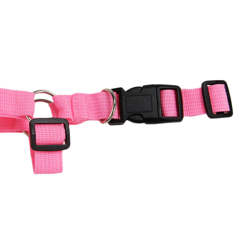 Adjustable Dog Muzzle for Barking Soft Dog Mouth Cover Anti-bite Pink L