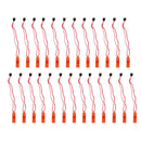 25pcs Plastic Emergency Whistle, Loud Portable Necklace Whistle for Emergency