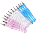 Nail Dead Skin Remover Cuticle Pusher Tool Set of 12Pcs N3X1