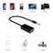 Audio Extension Cable Y Adapter Connecter 3.5mm Jack 1 Male to 2 Female Lead