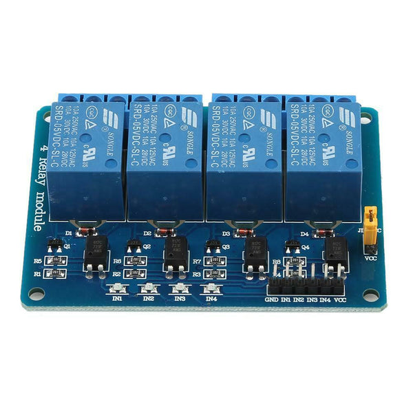 5V 4CH Relay Board Module Low Level Trigger w/Optocoupler for PLC Control