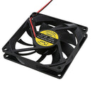 5X(DC 12V 0.18A 2 Pin Connector PC Computer Case Cooling Fan 80x80mm C2C5)