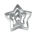 Star Cut Outs Cookie Cutters,Set of 3 C5E7