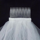 Women Girl White Lace Wedding Bride Maid Tiara Hair Veil Bachelorette Party