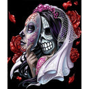 Animated Halloween Diamond Painting Full Round Drill Cross Stitch (W505)