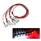 RC Car Upgrade Parts RC 8 LED 5mm White/Red Color RC Car LED Light Set for Slash