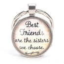 Best Friend Keychains Friendship Jewelry  Pendant Key Rings Fad CABIES