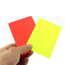 2PCS Referee Cards Red Yellow Football Sport Wallet Notebook Pencil Socce SGI