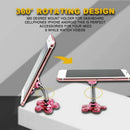 Magic Suction Cup Phone Stand Double-Sided Sucker Mobile Bracket (Rose Red) A