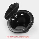 Metal Locking Gas Tank Cap Cover fits for Jeep Wrangler JK 2/4 Door 07-18